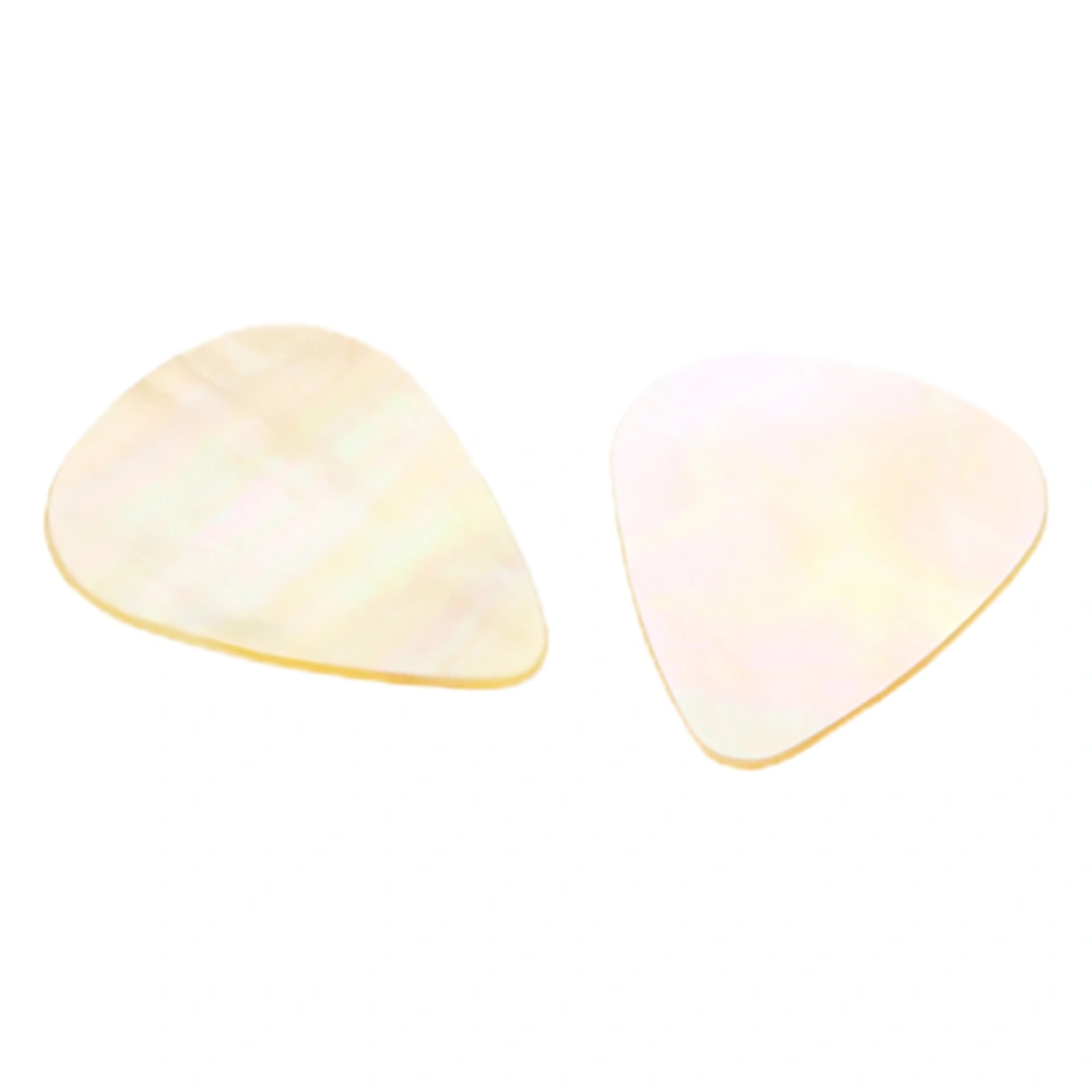 2pcs Guitar Pick Ukulele Pick Replacement Triangle Bass Pick Guitar Accessory