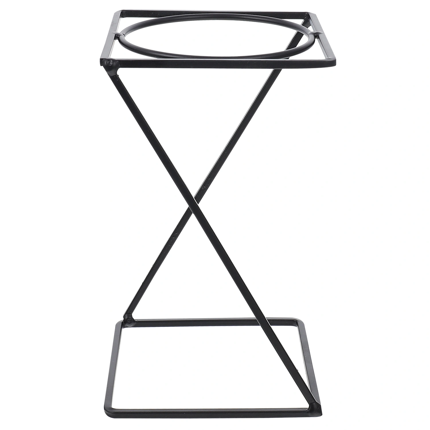 1Pc Simple Coffee Dripper Stand Practical Iron Filter Cup Holder (Black)