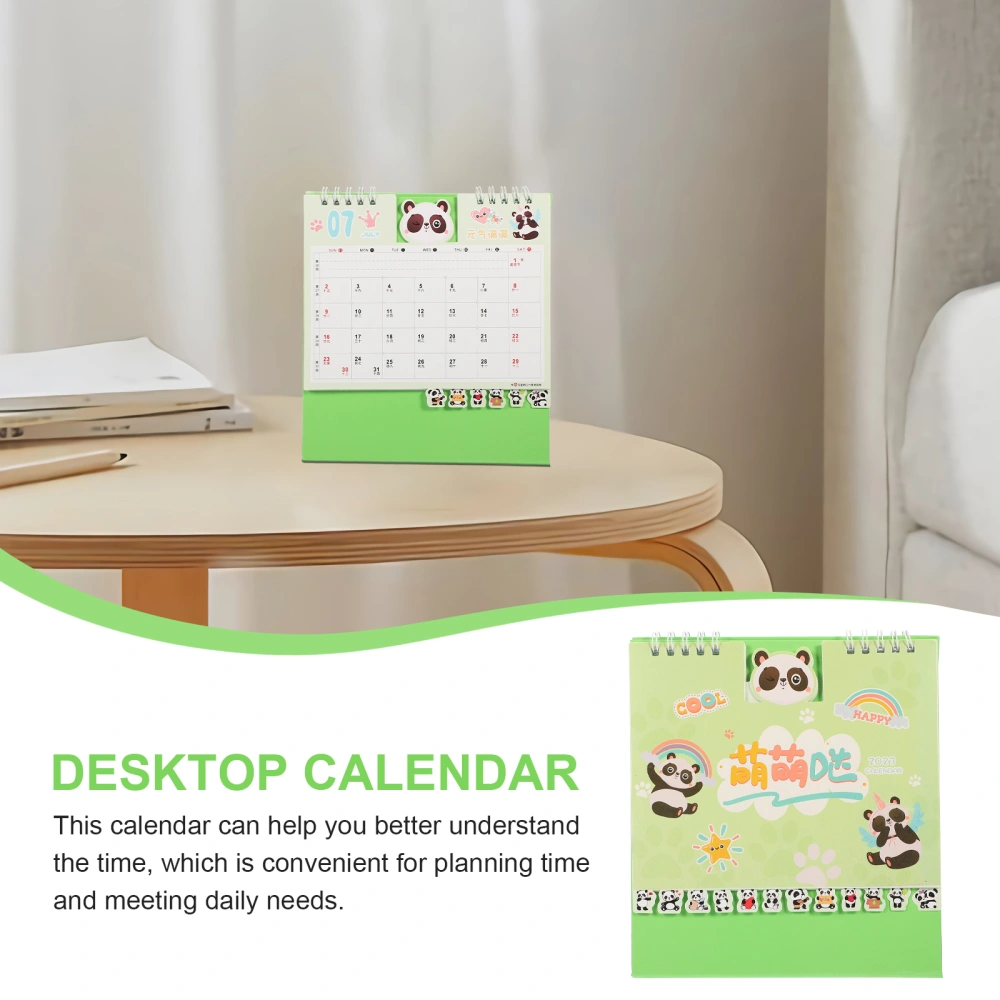 Lovely Calendar Cartoon Cover Calendar Desk Calendar Multi-use Calendar for Office