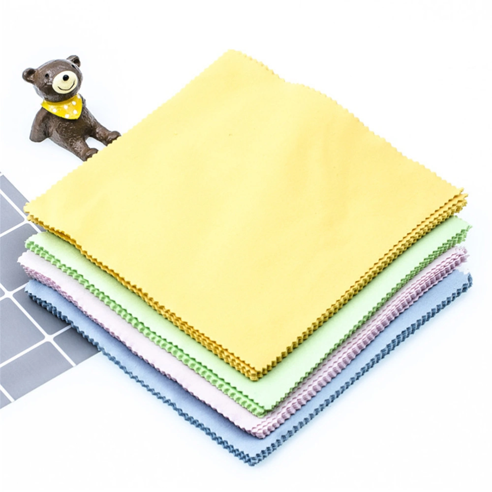 10pcs Microfiber Cleaning Cloths Screen Cleaning Towel for Smart Phones Laptops Tablets Lenses Camera (14.5 x 14.5cm)