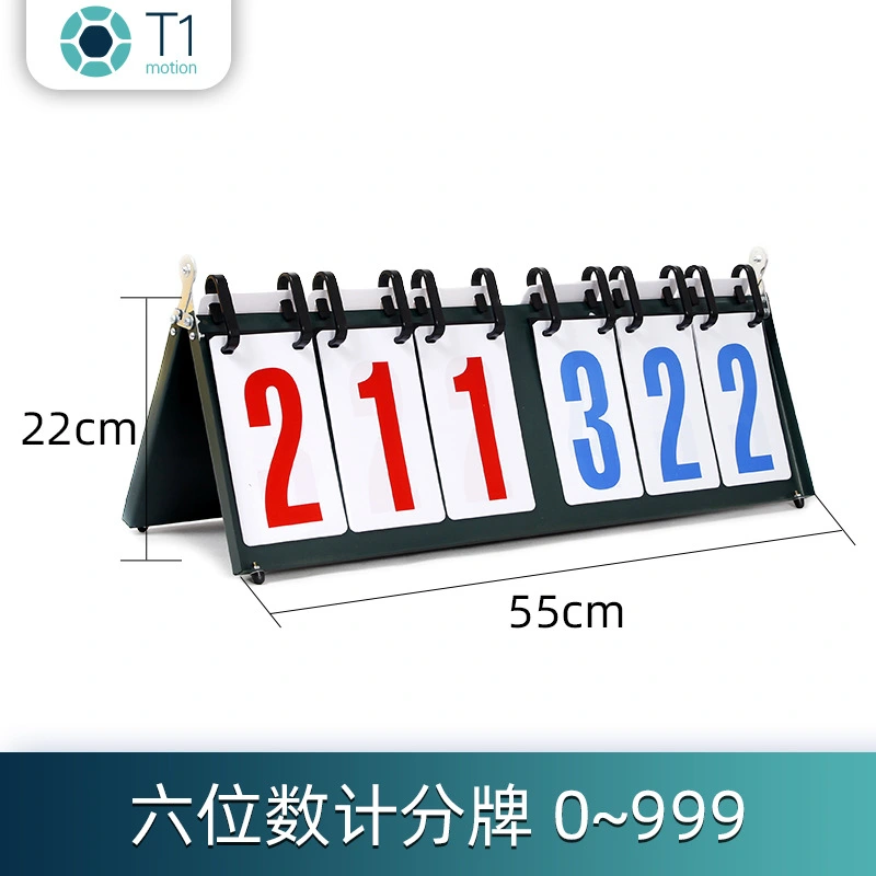 Score Counter Board Basketball Scoreboard Flipping Scorekeeper for Baseball Basketball Volleyball