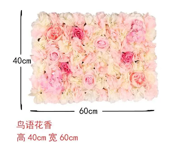 Artificial Wall Hanging Rose Decor Fake Rose Background Decoration Wedding Party Wall Pendant