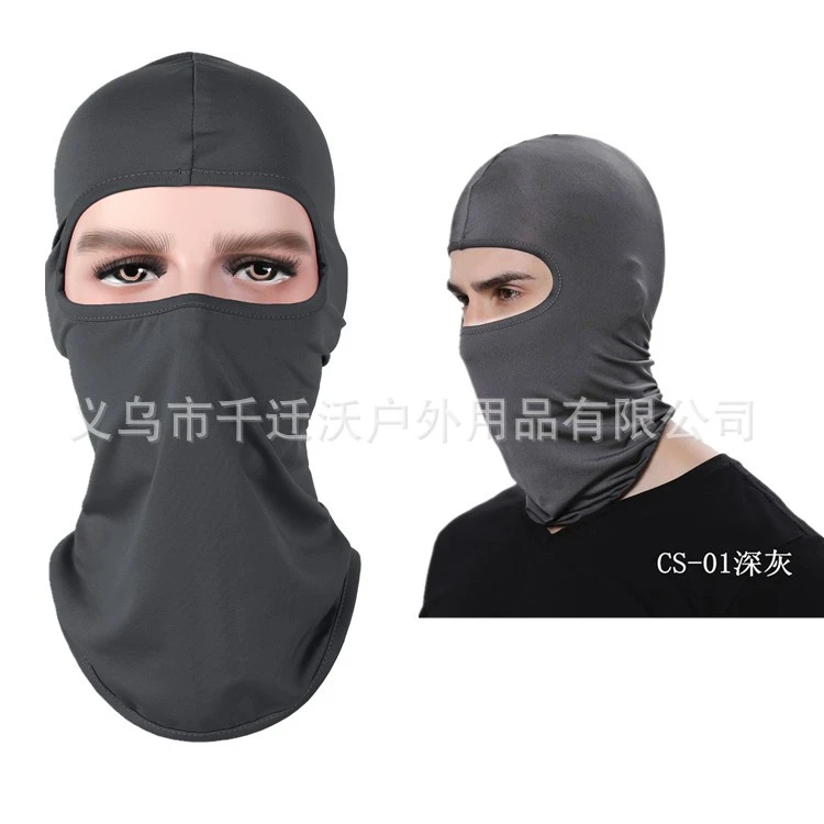 2pcs Reusable Neck Gaiter Elastic Neck Gaiter Ski Mask Supple Hood Riding Scarf Hood Face Mask