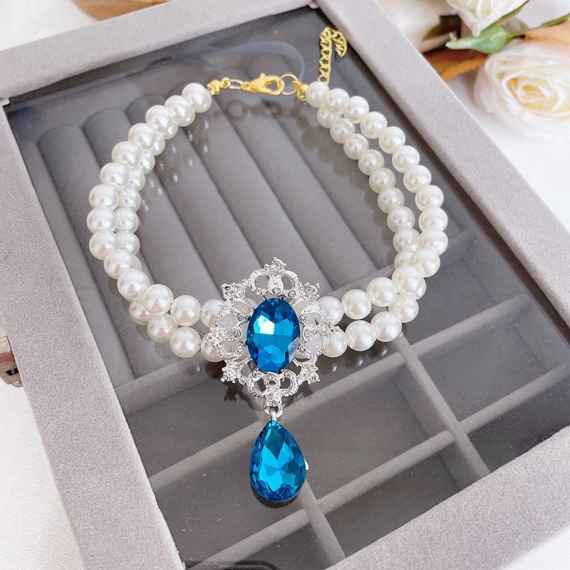 Adjustable Cat Collar Cat Necklace Jewelry Party Dog Collar Festival Pet Collar Decoration