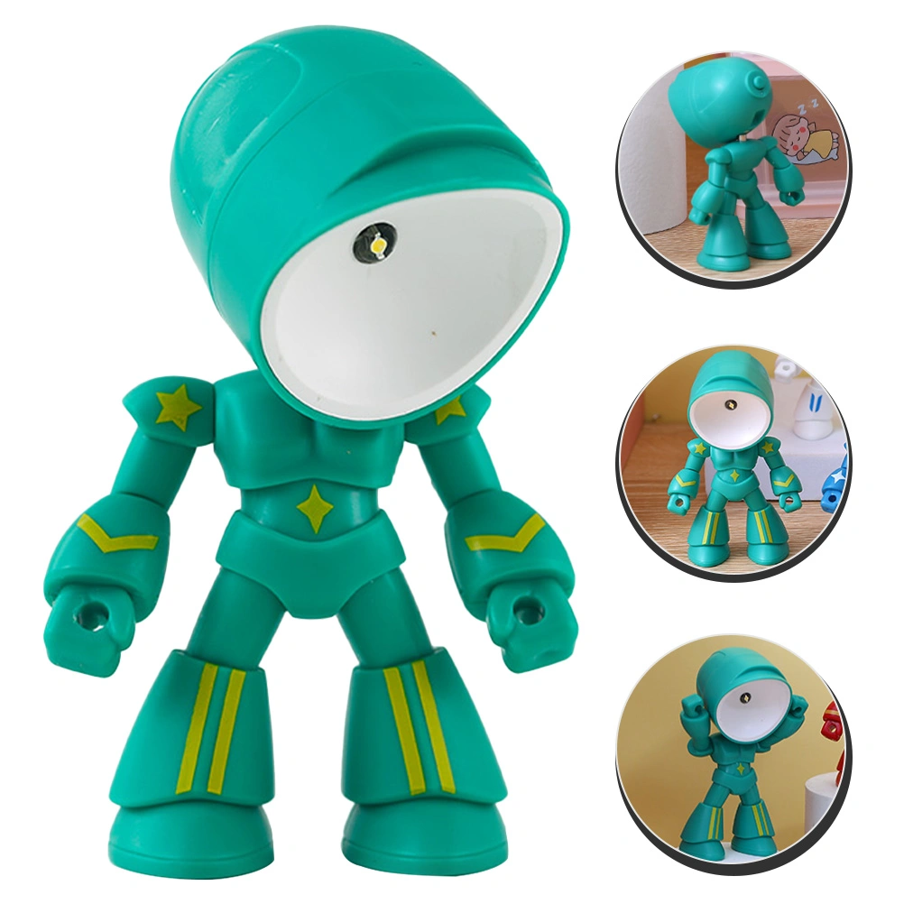 Robot Lamp Decorative Night Light Adjustable Bedside Light For Home Office