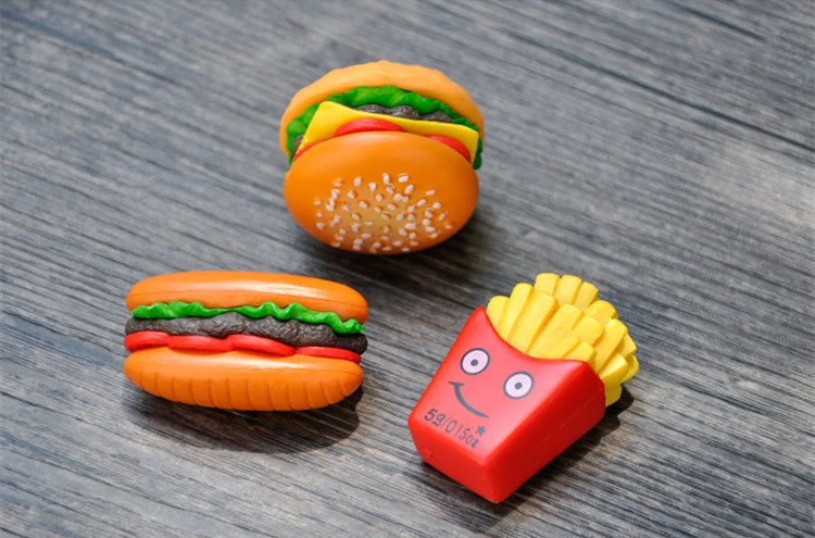 6pcs Simulated Hamburger Hot Dogs and Other Food Model Kitchen Food Model Kitchen Scene Layout Decor