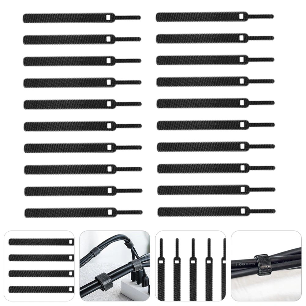 40Pcs Reusable Fastening Cable Ties Adjustable Cord Ties Cable Management Straps