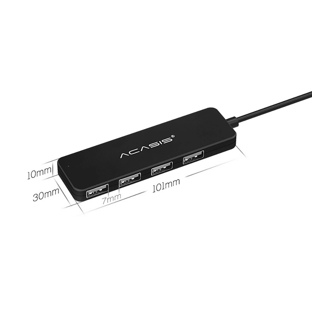 USB-C Hub 4-port USB 2.0 Expansion Transfer Adapter for Phone Tablet Laptop