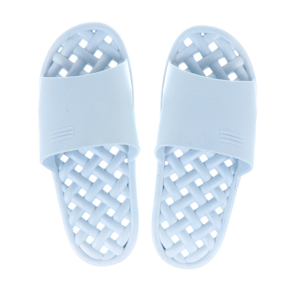 1 Pair Home Hollow Shower Slippers Non-slip Indoor Bathroom Slippers Shower Shoes