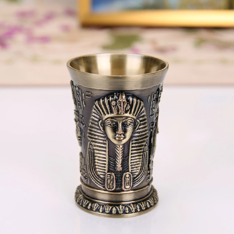 Shot Glass Metal Wine Cup Vintage Shot Glass Decorative Wine Cup Copper Wine Cup