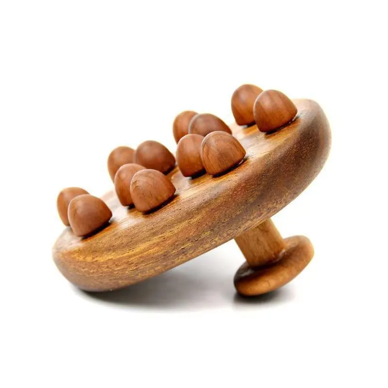 Wood Massage Tool Body Massage Tool Wooden Body Massager Brush Portable Body Massager