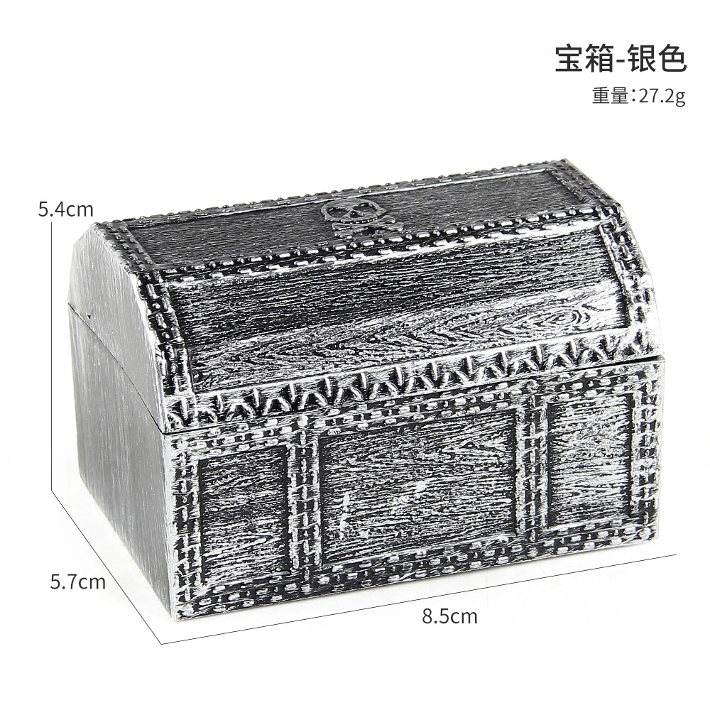 Miniature Pirate Treasure Chest Box Decorative Jewelry Box Pirate Party Supply