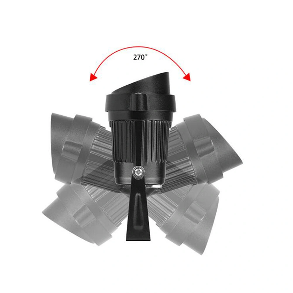Outdoor LED Spotlight Waterproof COB Stake Lights Landscape Floodlight for Yard Garden Decor (Warm Light)