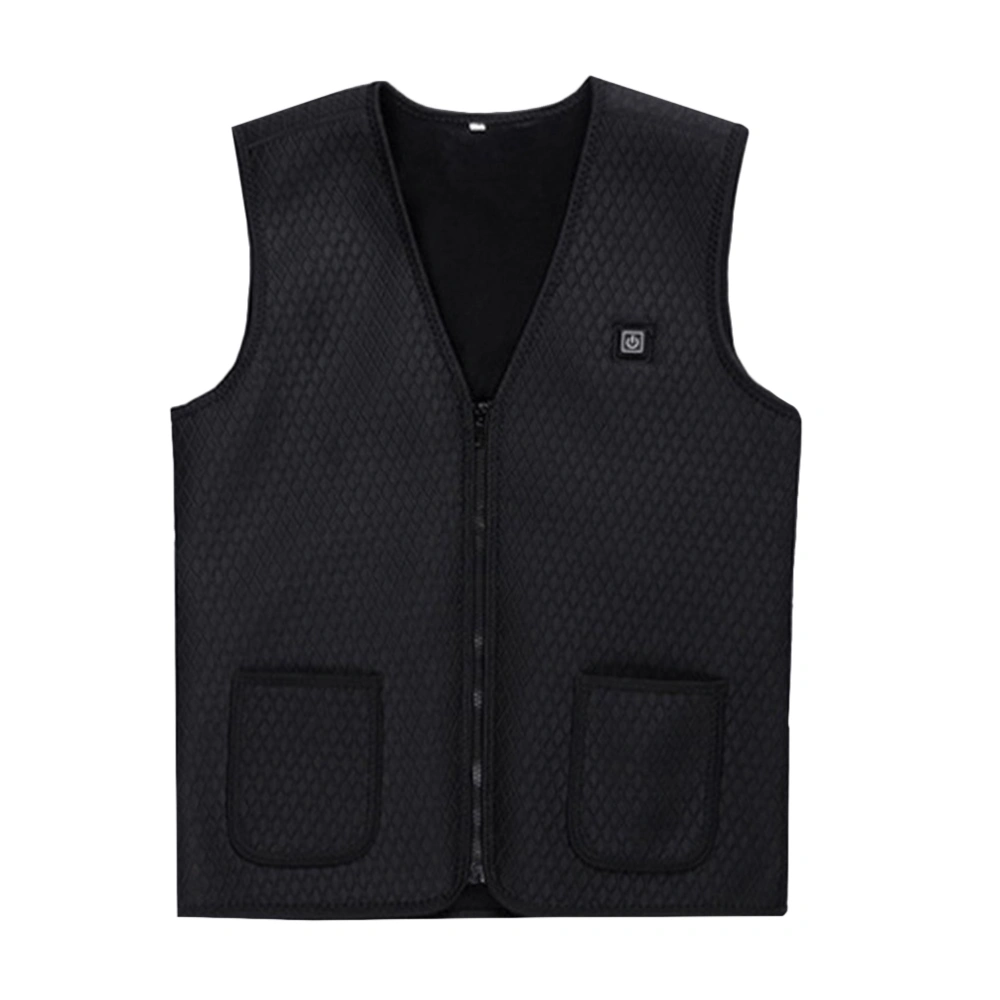 1pc Women Men Thermal Vest Electric Heated Pad Fast Heating Heating Vest