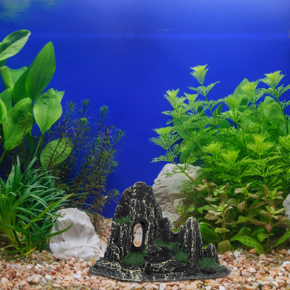 1Pc Aquarium Landscaping Resin Rockery Decorative Artware Fish Tank Decor Accessory