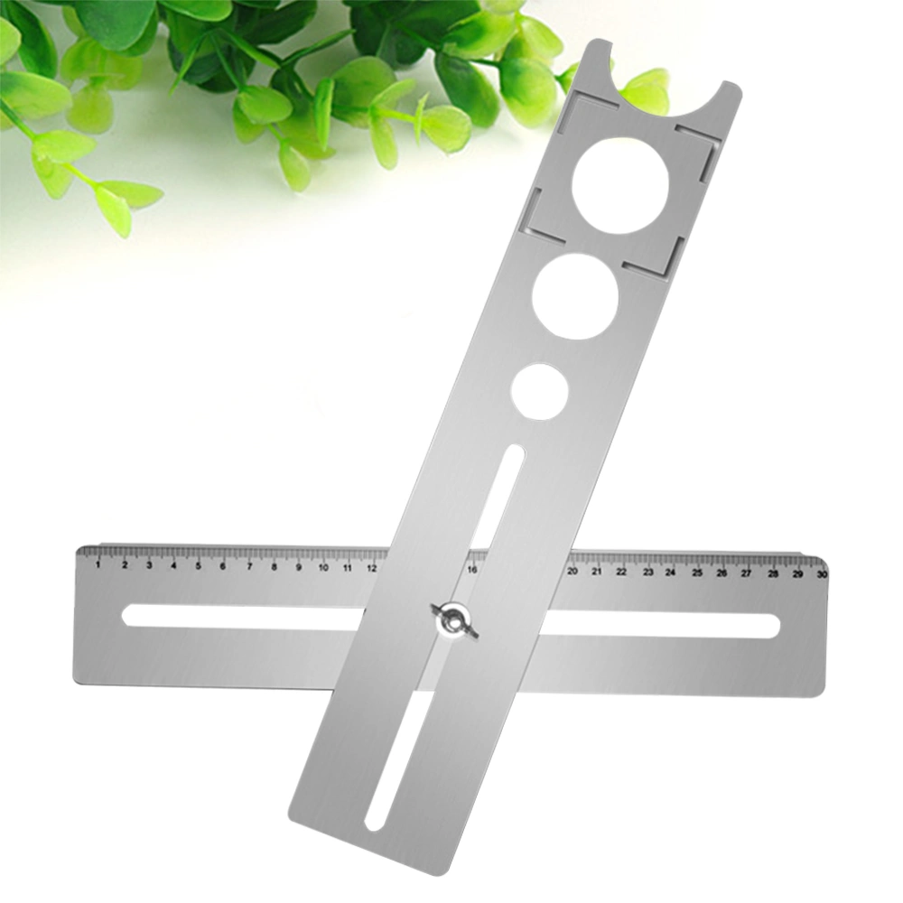 Stainless Steel Tile Opener Locator Universal Drilling Water And Electricity Positioning Tool(Silver)