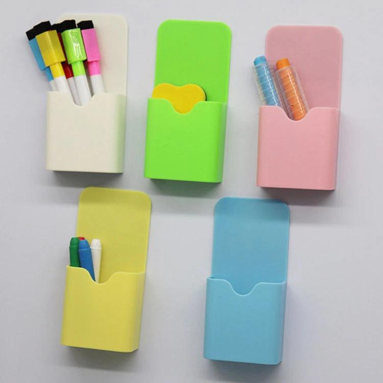 2Pcs Whiteboard  Magnetic Pencil Holder Magnetic Pen Marker Holders Pencil Holder Organizers