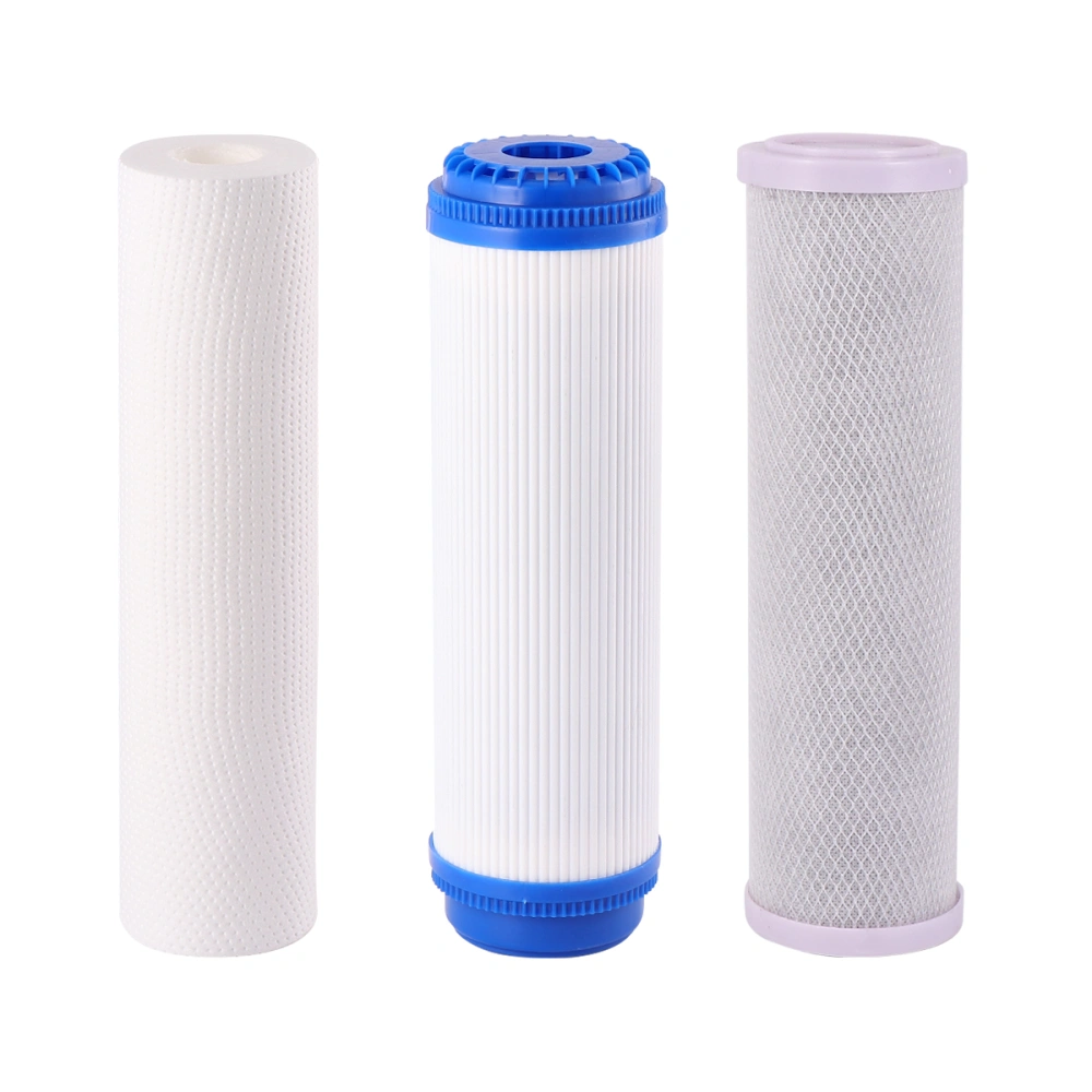 10 Inch PP Cotton Filter Household Flat Mouth Compressed Carbon Water Purifier