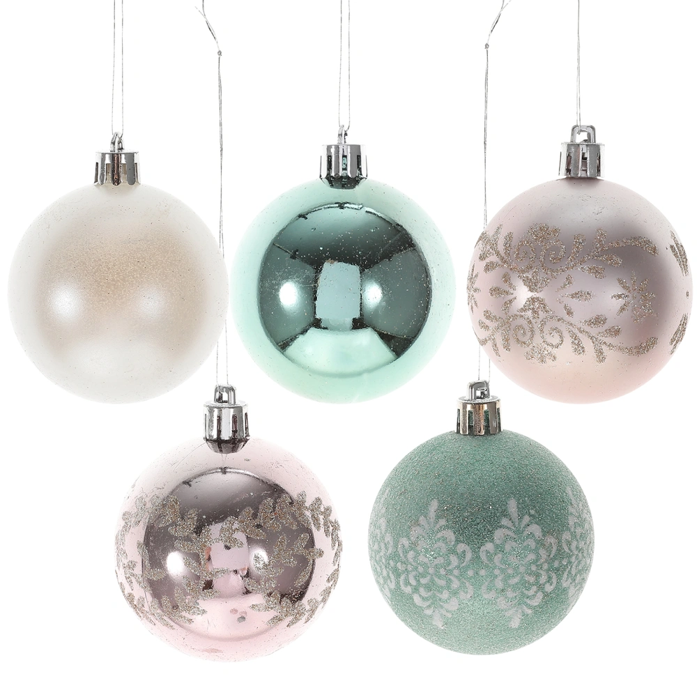 30Pcs Christmas Party Ball Tree Ornament Color Ball Xmas Hanging Decoration