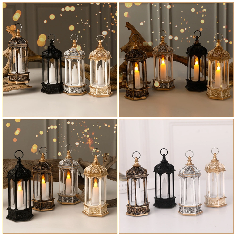 Exquisite Light Adornment Retro Design Lamp Hanging Wind Lantern for Christmas