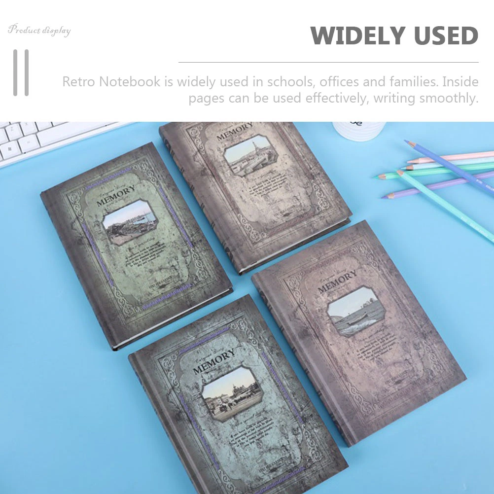 Retro Notebook European Style Notebook Simple Notepad Notebook for School Office