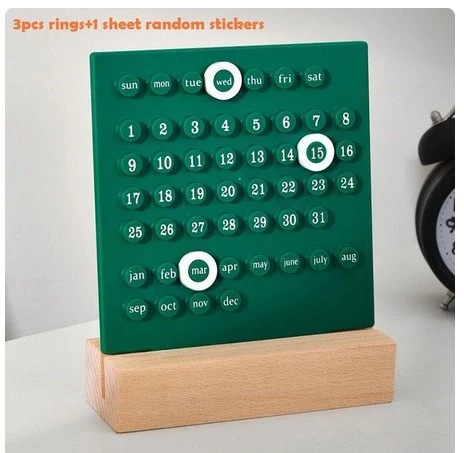 Creative Desk Calendar Perpetual Date Calendar Table Calendar Home Office Calendar