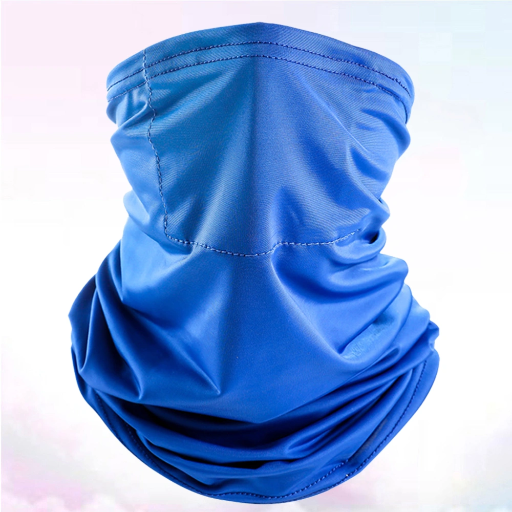 1pc Outdoor Ice Silk Protective Mask Scarf Breathable Face Cover Neck Cover for Man Woman(Random Color)