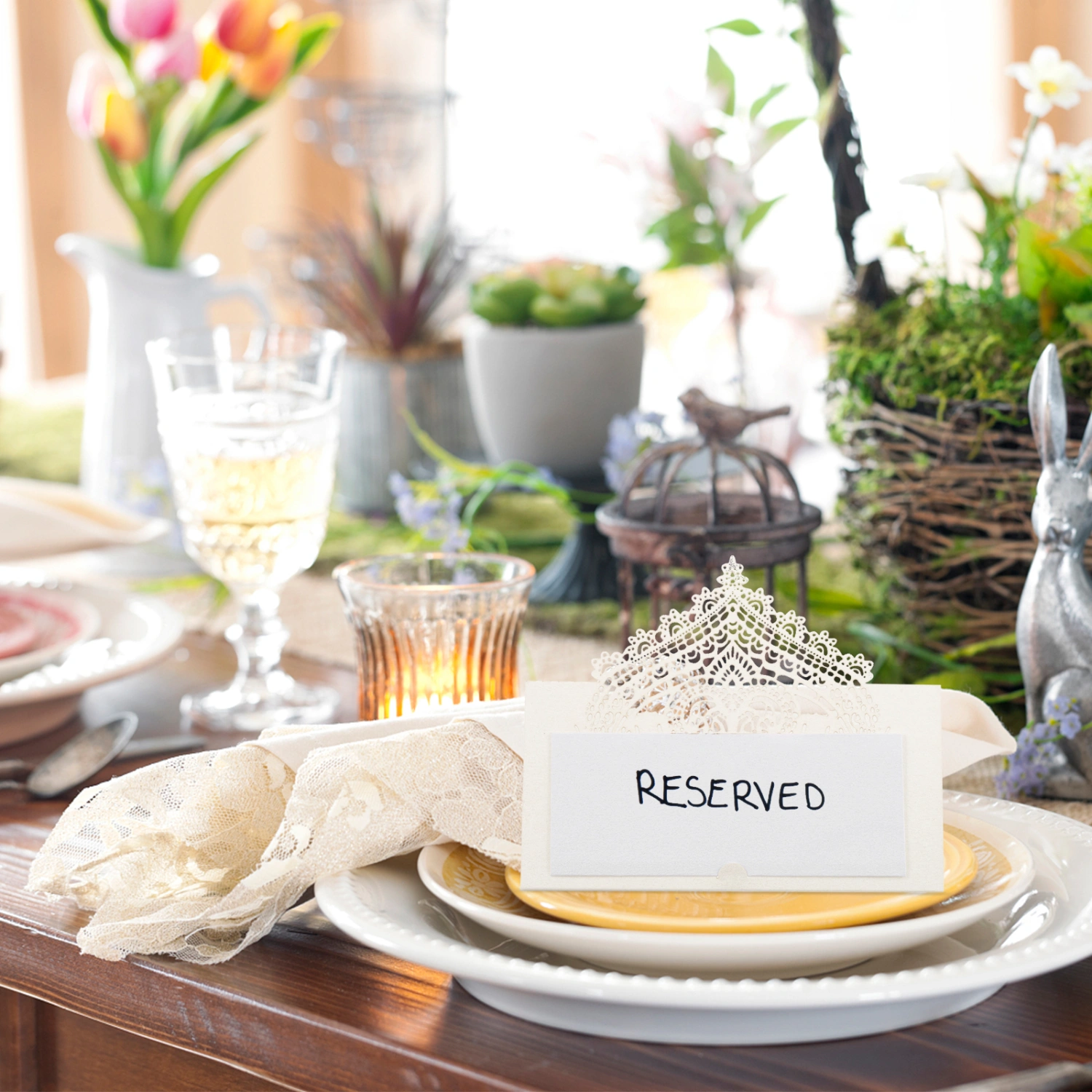50pcs Wedding Place Cards Name Card Wedding Banquet Place Cards Elegant Table Place Cards