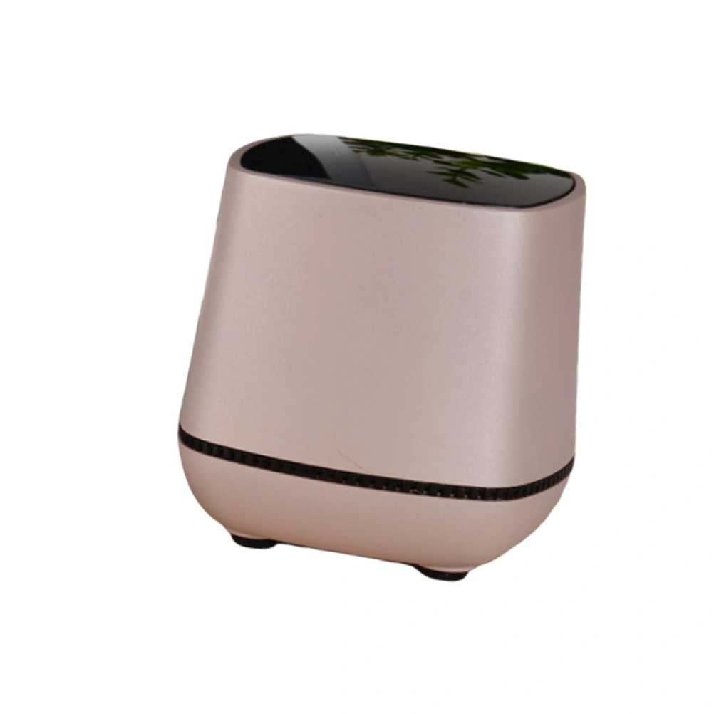 Portable Computer Speakers USB Powered Desktop Mini Speaker Bass Sound Music Player Wired Small Speaker (Golden)