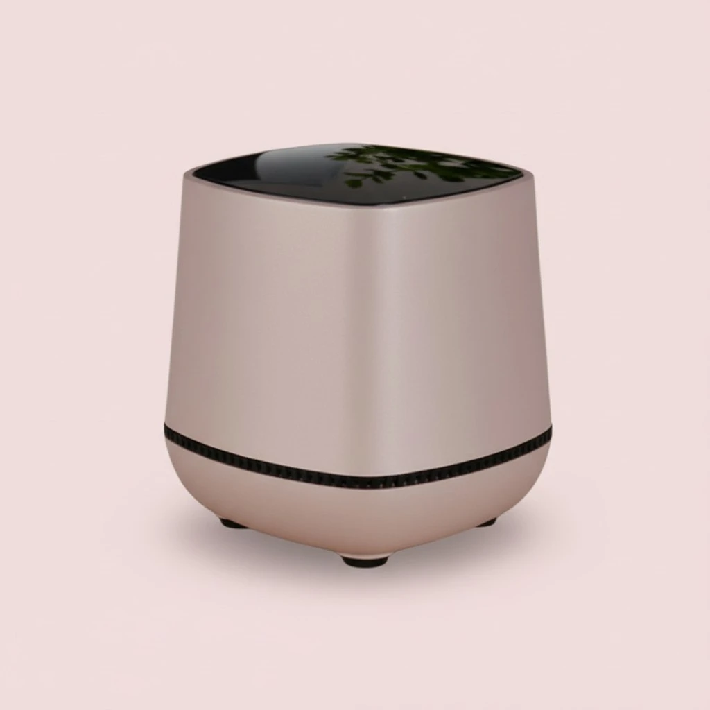 Portable Computer Speakers USB Powered Desktop Mini Speaker Bass Sound Music Player Wired Small Speaker (Golden)