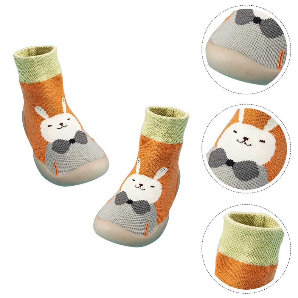 1 Pair Spring Autumn Kid Socks Stereoscopic Cartoon Socks Indoor Socks Shoes