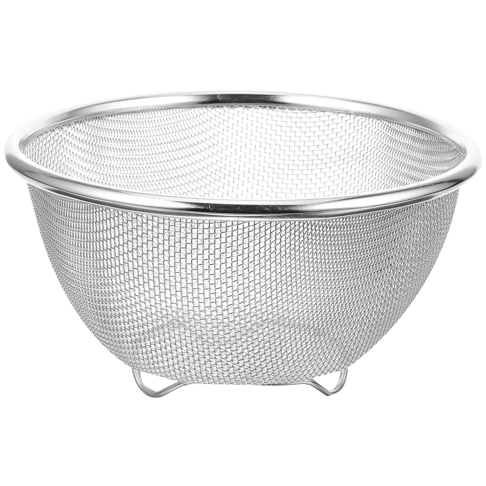 Stainless Steel Drain Basket Fruits Washing Basket Fine Mesh Vegetable Basket Filter Basket