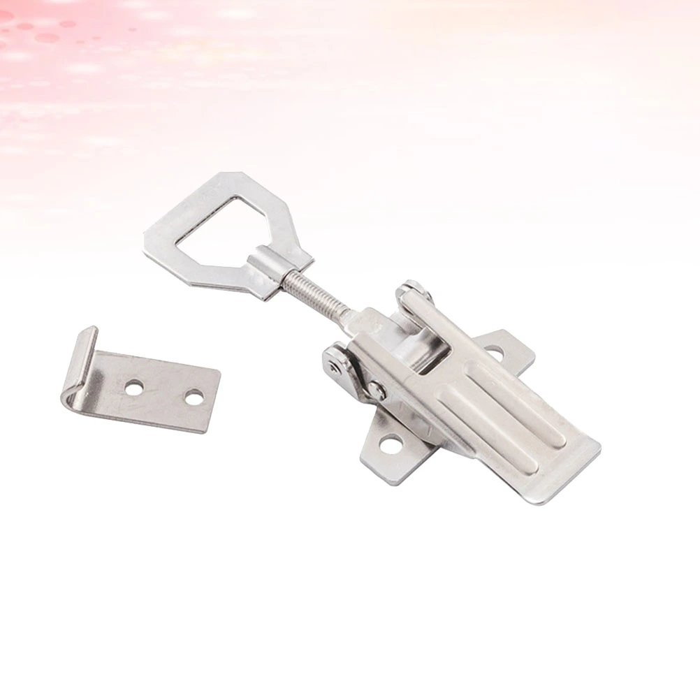 Adjustable Catch Hasp Box Trunk Latch Chest Toggle Lock Clamp Metalworking Stainless Steel Machinery