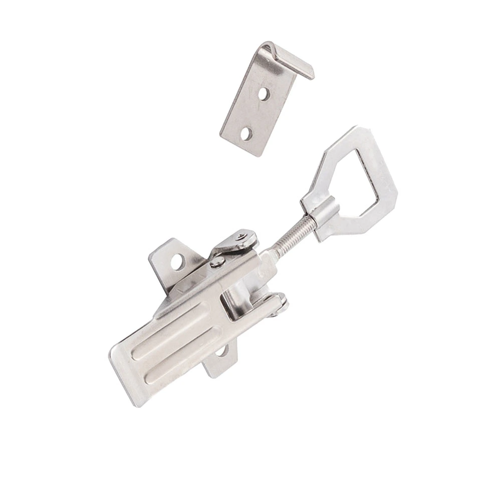 Adjustable Catch Hasp Box Trunk Latch Chest Toggle Lock Clamp Metalworking Stainless Steel Machinery