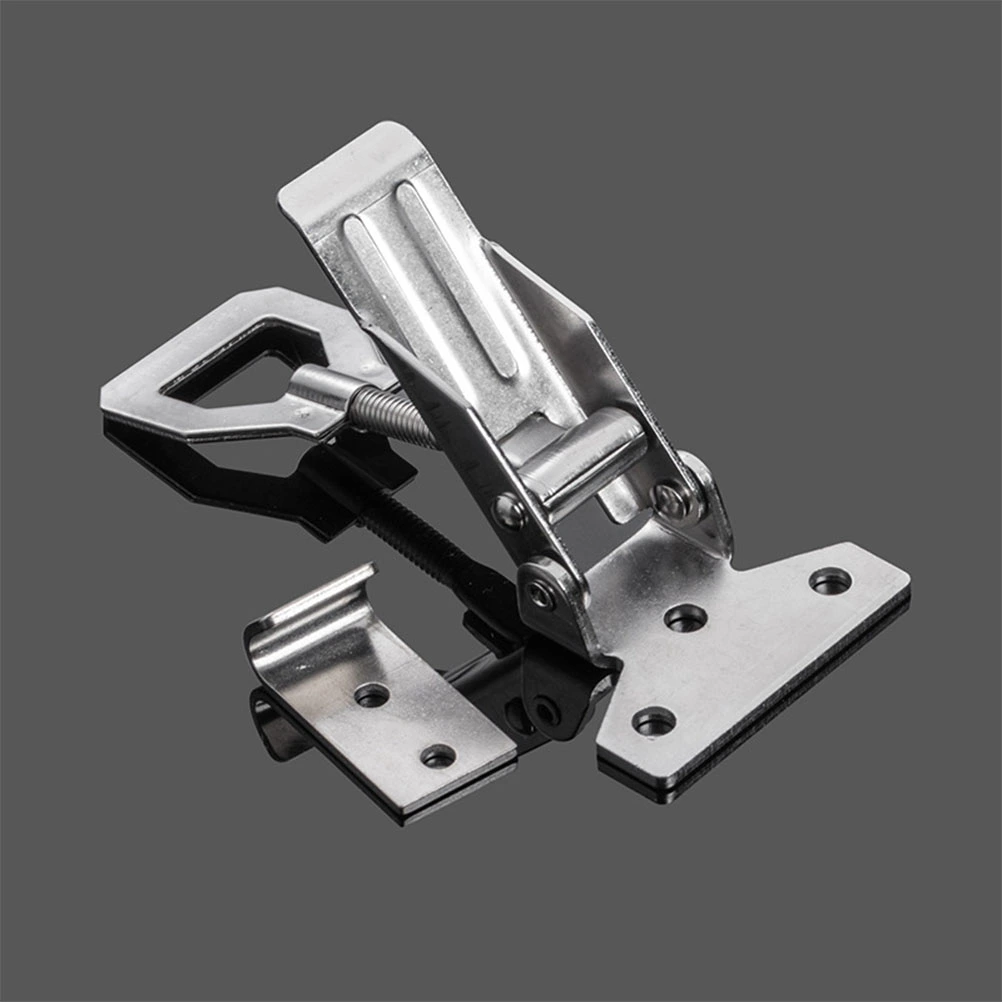 Adjustable Catch Hasp Box Trunk Latch Chest Toggle Lock Clamp Metalworking Stainless Steel Machinery