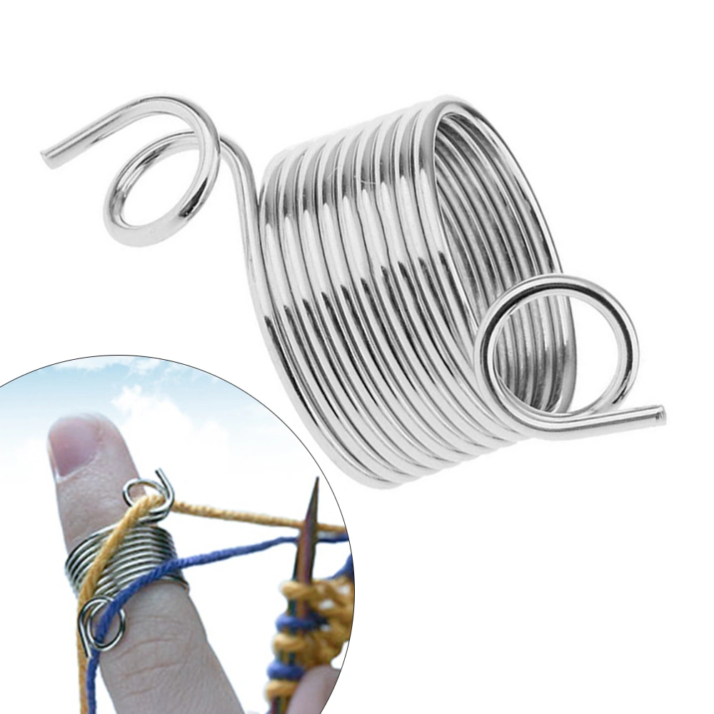 12pcs Knitting Rings Multi-function Crochet Rings Diy Knitting Tools Braided Knitting Rings