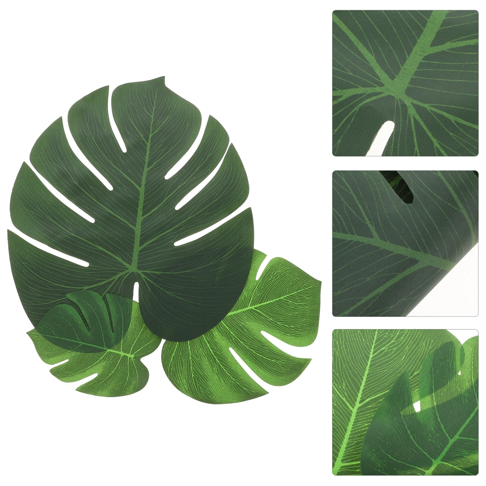 36Pcs Monstera Placemats Festival Placemats Insulated Dinning Table Mats for Home