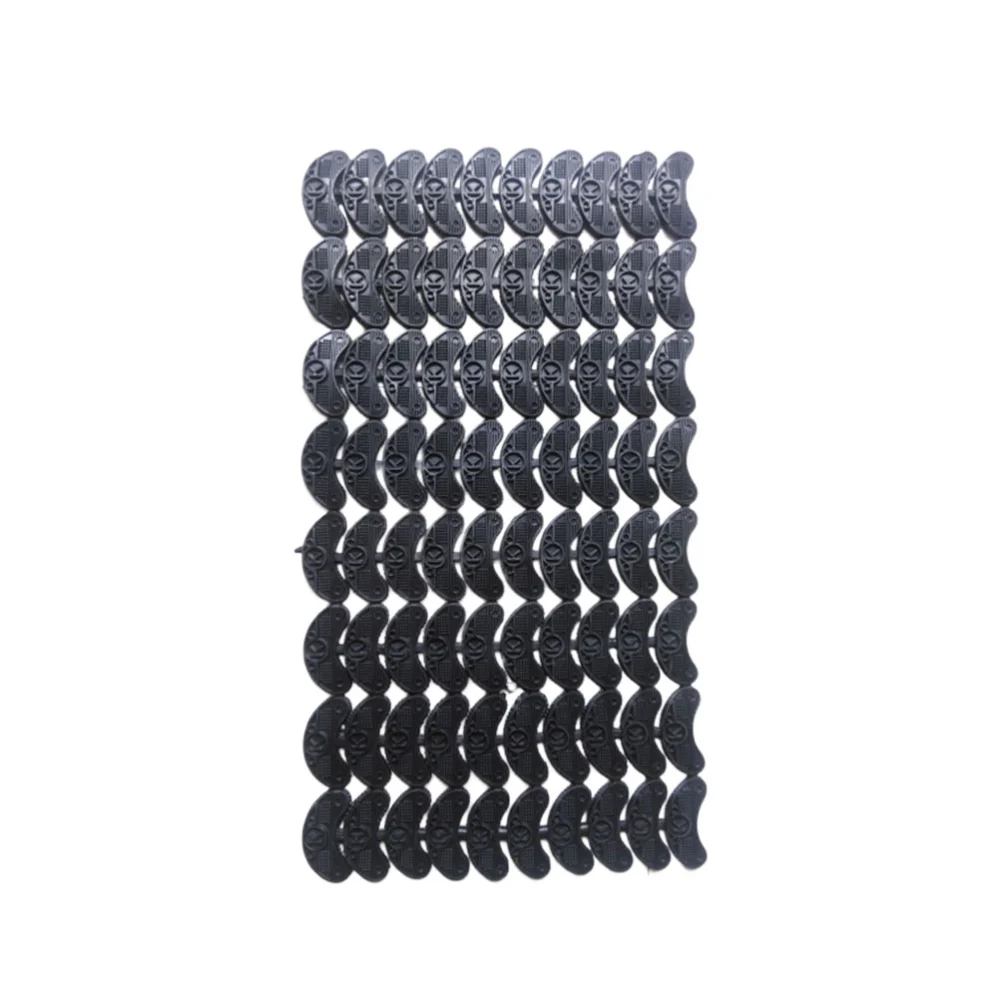 80 Pcs Anti-skid Shoe Sole Stickers Wear-resistant Leather Shoes Sole Patch Shoes Repair Pad for Shop DIY Supplies (Black)