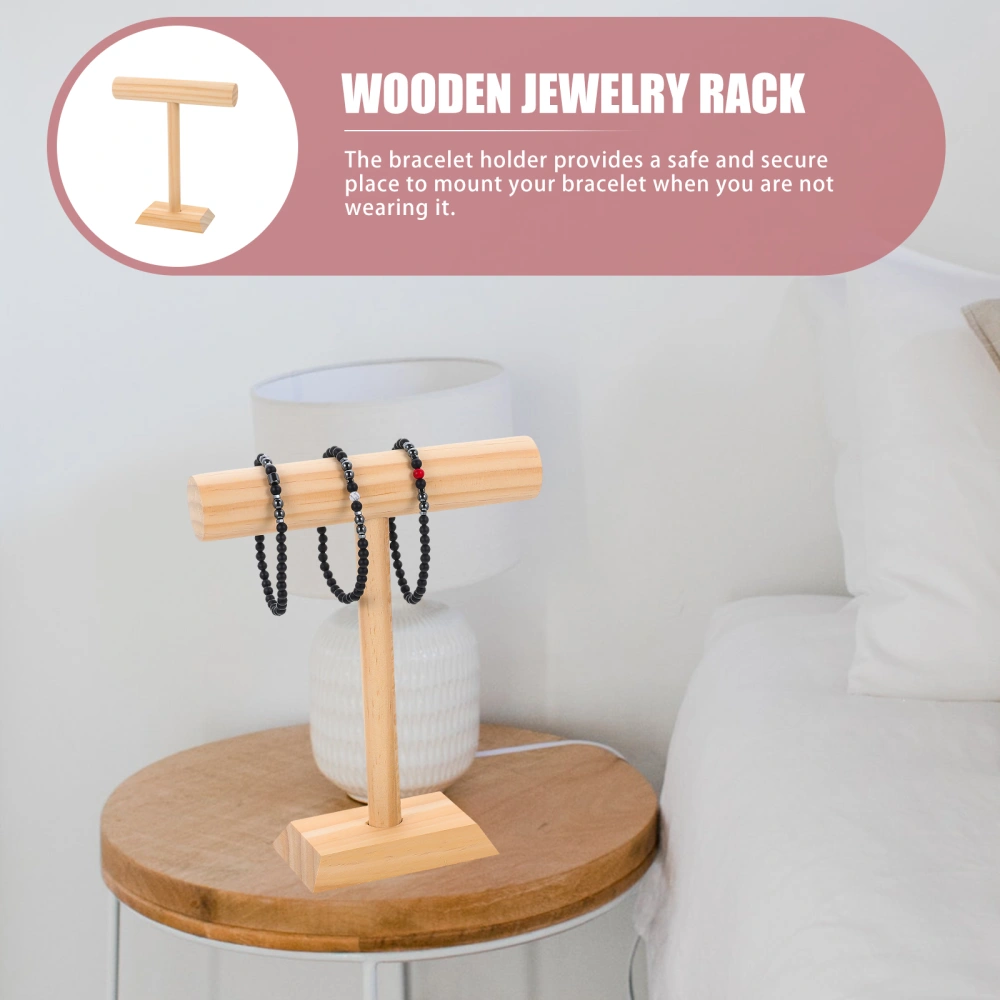 Tabletop Watch Display Holder Shop Jewelry Stand Bracelet Rack Wooden Necklace Holder