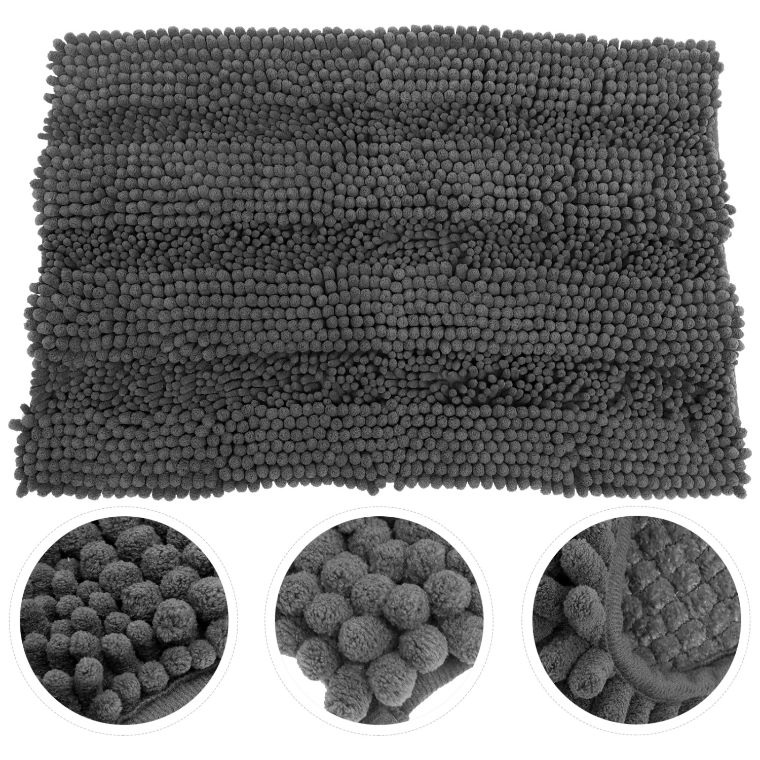 Bathroom Rug Pet Door Rug Anti Skid Absorbent Bathroom Floor Rug Decorative Bath Mat