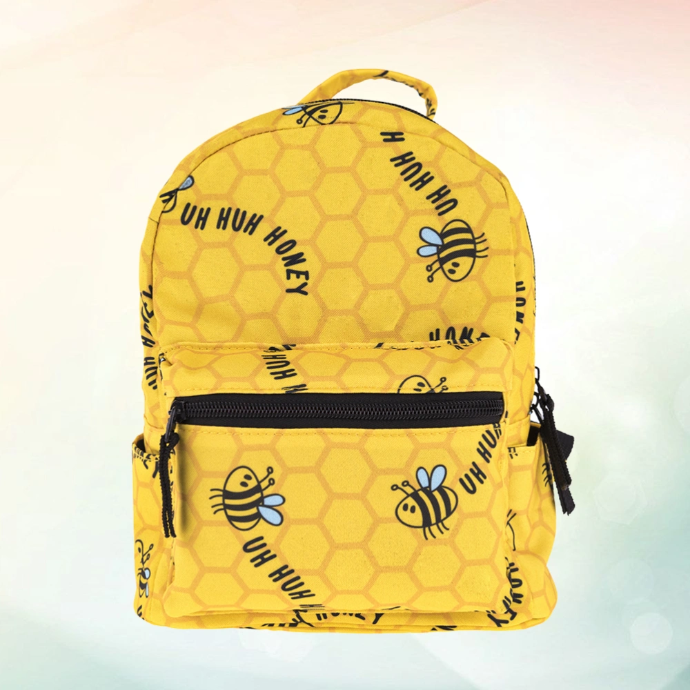 Girl Backpack Little Bee Oxford Children's Backpack Mini Bag Colorful Handbag Student Backpack Fashion Daypack Travel Backpack Mochila Student School Bag