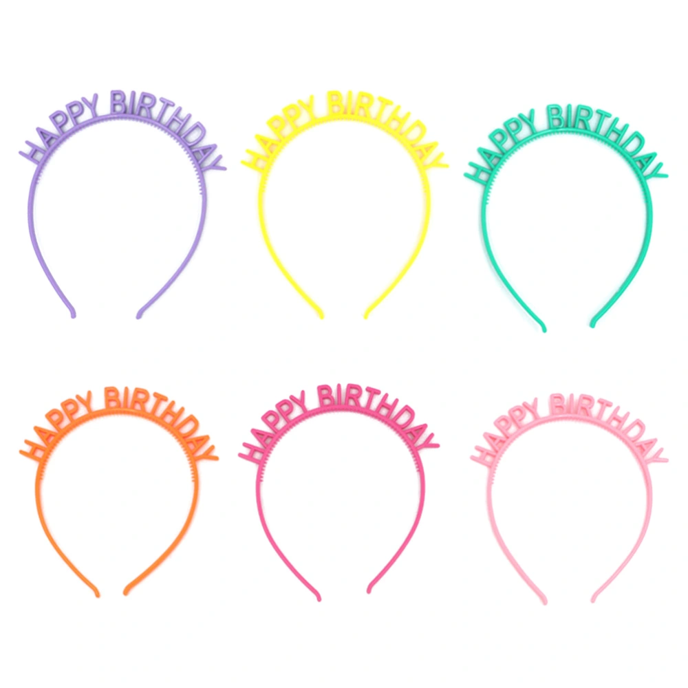 6 Pcs Letter Hair Headdress Party Hair Accessories for Kids Girls