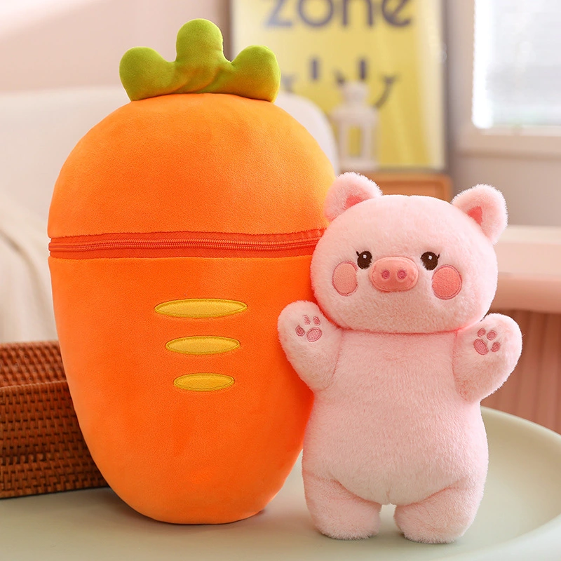 Plush Stuffed Pig Plaything Hide Plush Doll Plaything Cartoon Lovely Doll Sofa Doll Decoration