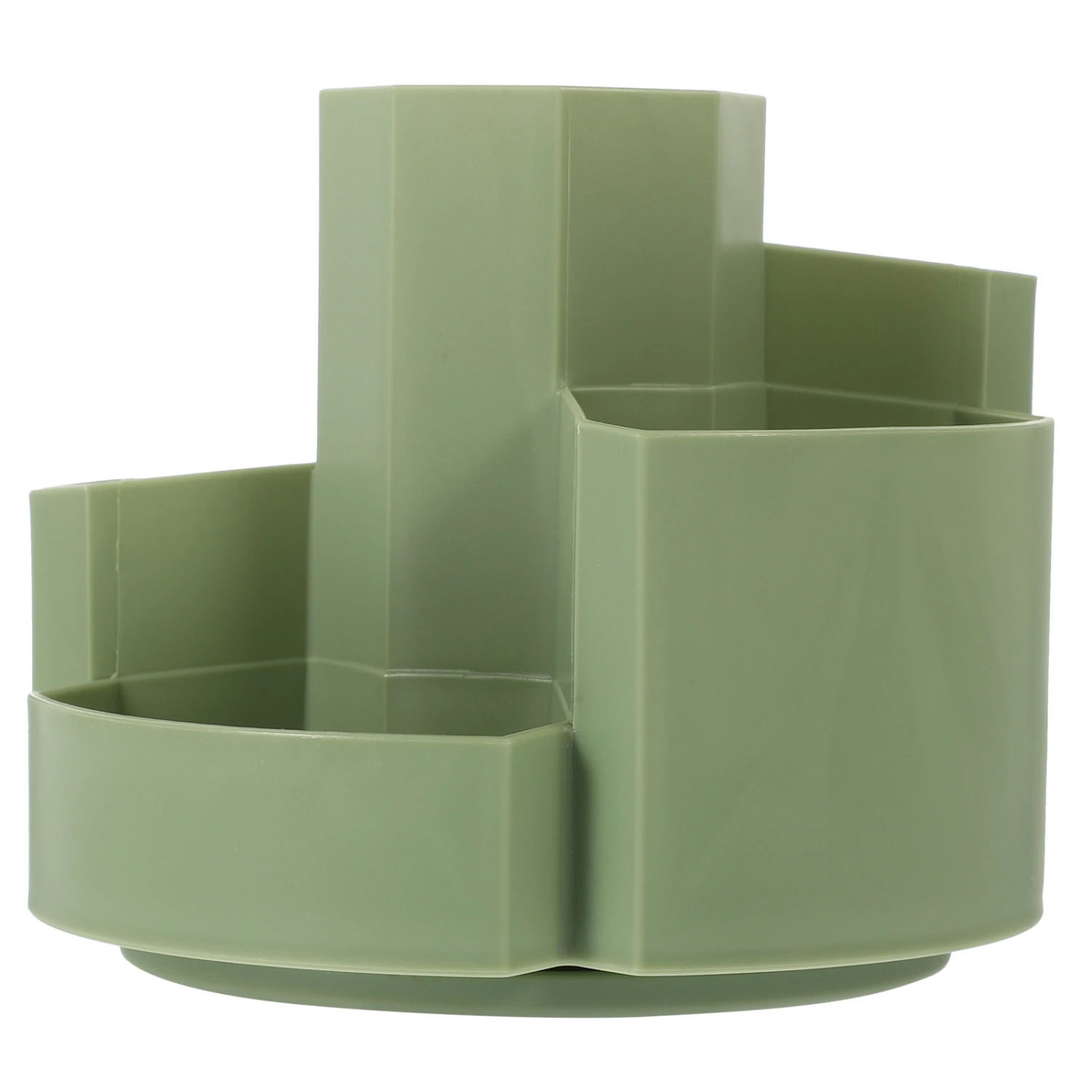 Rotating Brushes Holder Multi-function Rotating Pen Cup Pencil Holder Stationery Desk Organizer
