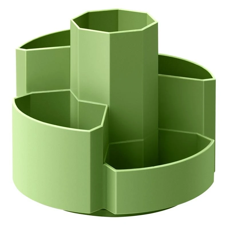 Rotating Brushes Holder Multi-function Rotating Pen Cup Pencil Holder Stationery Desk Organizer