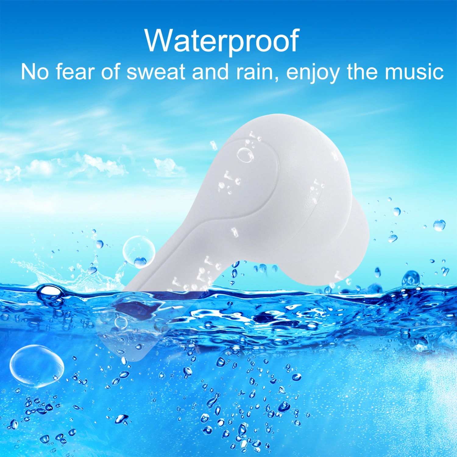 1 Set Wireless Earbuds Smart Earphone In-ear Headset with Charging Case
