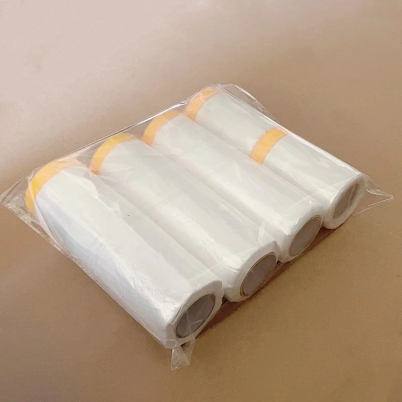 1 Roll Masking Film Masking Paper Paint Protective Paper Roll Cars Body Paint Protection Film 20 Meter