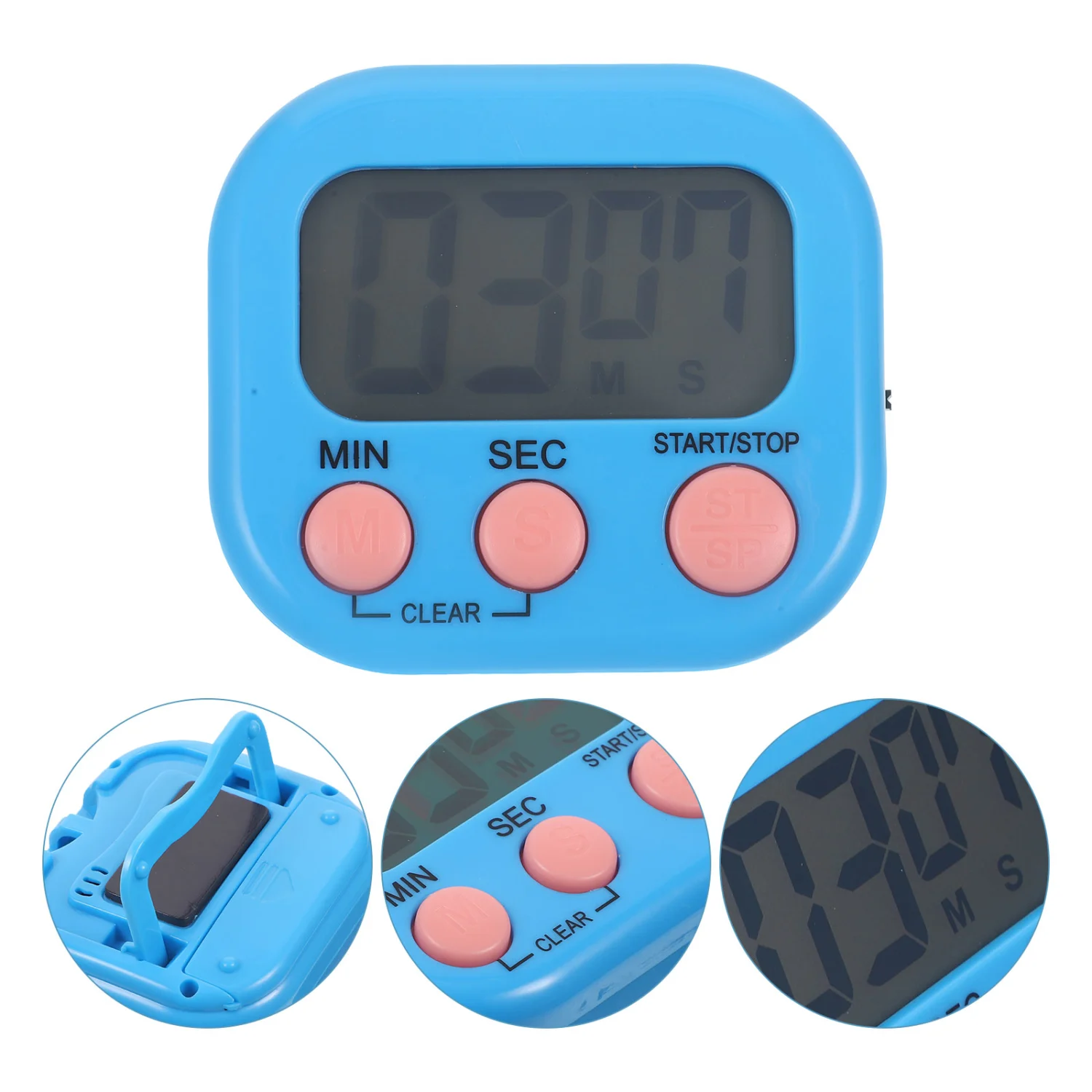 Small Kitchen Digital Timer Small Baking Timer Electric Cooking Timer Multifunctional Timer