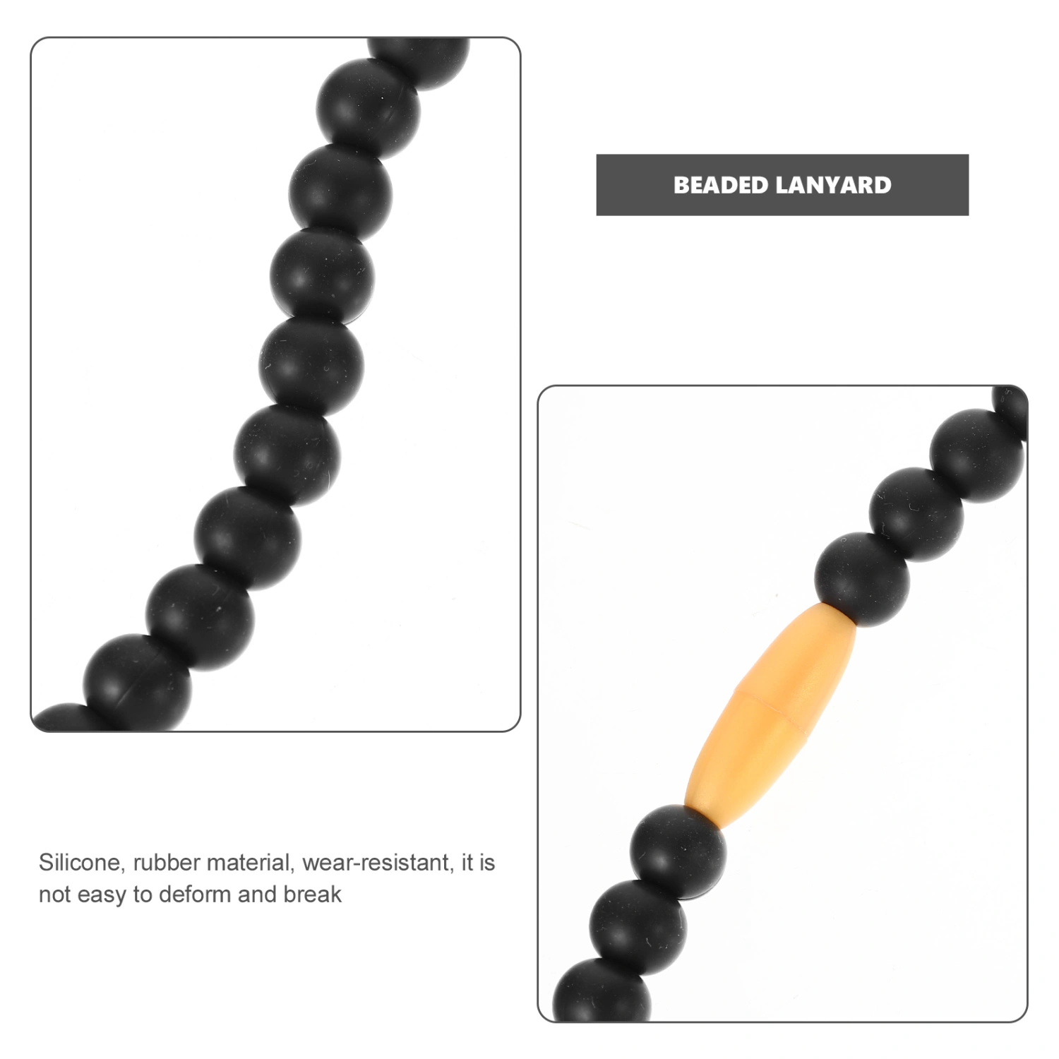 Beaded Lanyards for Id Badges Bead Lanyard Practical Lanyard Neck Chain