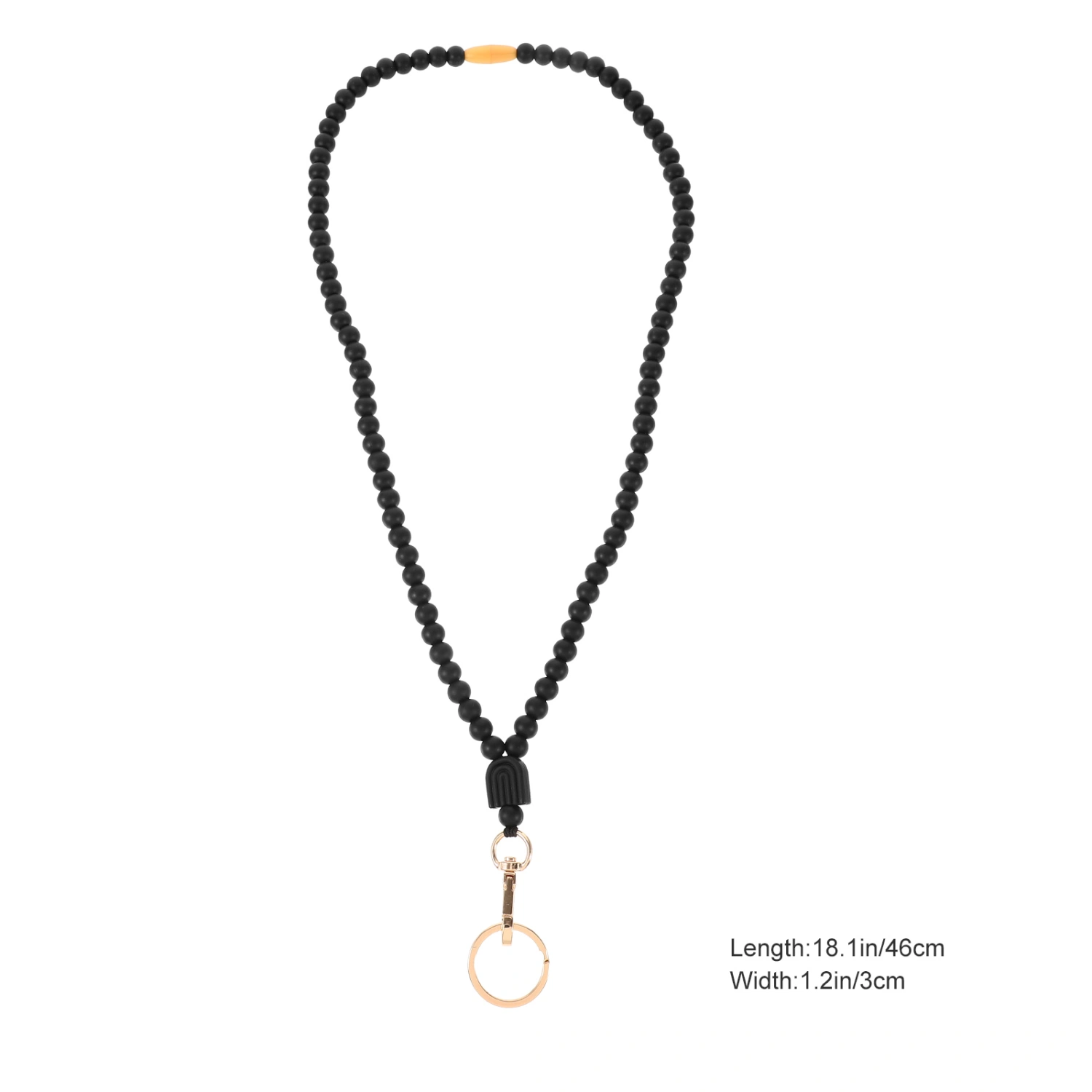 Beaded Lanyards for Id Badges Bead Lanyard Practical Lanyard Neck Chain